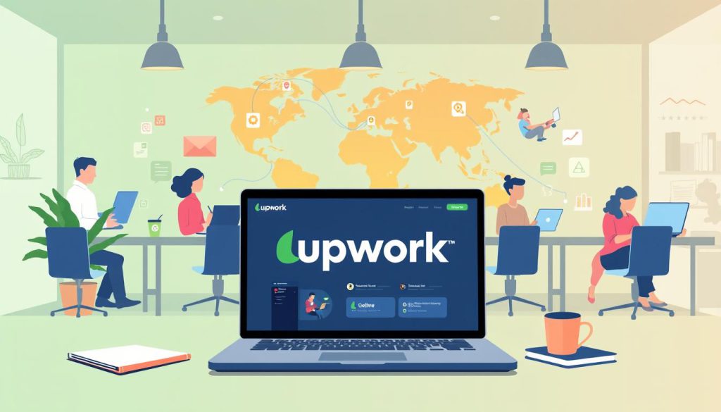 پلتفرم Upwork برای فریلنسرها